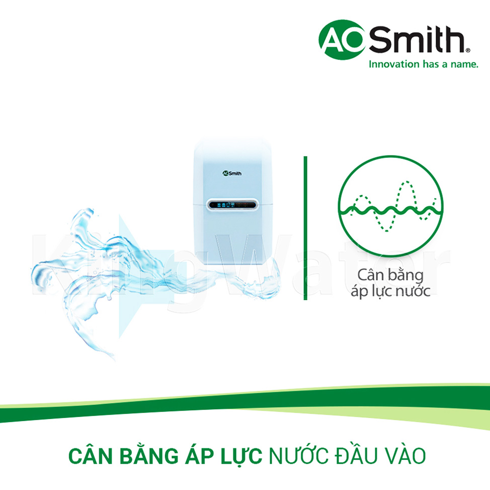 Máy lọc nước Aosmith A1 với Van cảm biến có thể tự cân bằng áp lực nước đầu vào